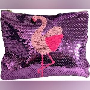 TARTE flamingo clutch/cosmetic pouch🩷💜🦩